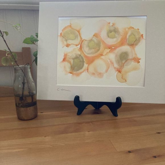 New Original Signed Artwork Alcohol Ink on Paper - Picture 4 of 6